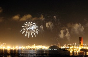 Fireworks in Long Beach, CA 2013